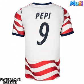 Spojené státy Ricardo Pepi #9 Domácí Dres MS 2026 Krátký Rukáv